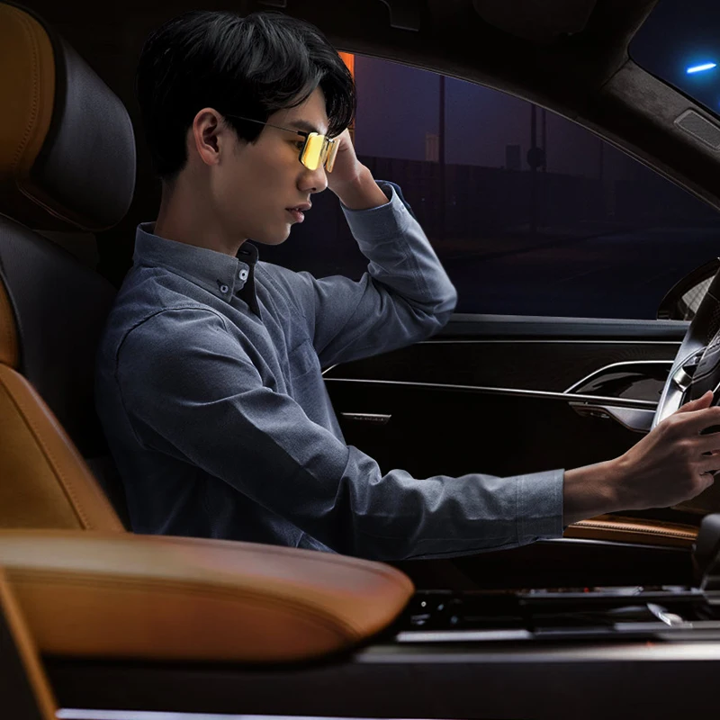 Очки ночного видения Xiaomi TS driver линзы TAC из цинкового сплава с клипсой 10 г легкие