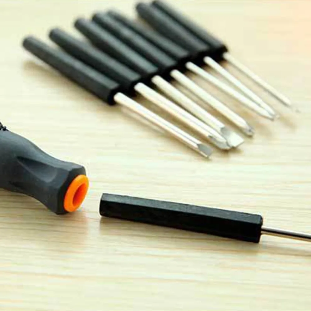 Mini 8-in-1 Multi Function Screwdriver Tool Kit Computer Repair Equipment Stainless Steel Screw Bits Portable Hand Tools | Инструменты