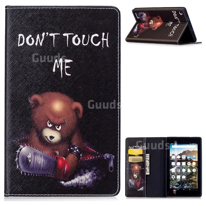 GUUDS для планшета Amazon Fire HD 8 10 Kindle 7 Кожаный Чехол Folio Stand кожаный кошелек чехол для Amazon Kindle Voyage