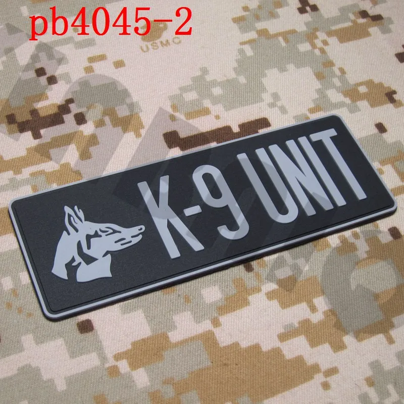 3D ПВХ патч K-9 блок K9 собаки мораль тактических военных