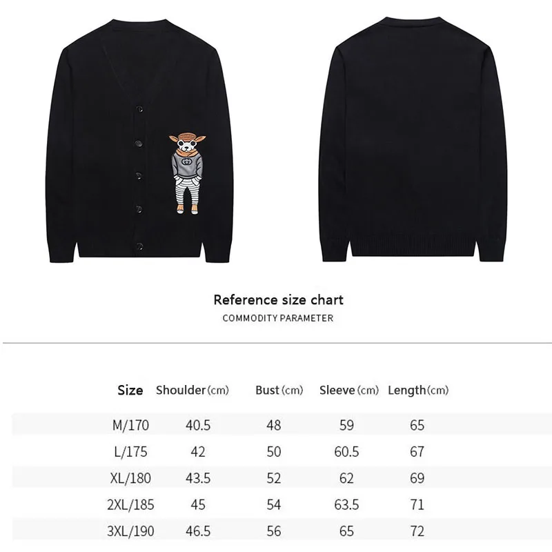 2018 новые осенние Для мужчин свитер кардиган с длинными рукавами v образным