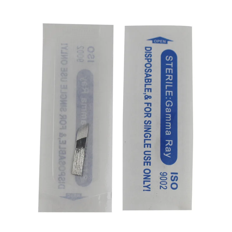 Изогнутые Иглы для перманентного макияжа бровей 100 шт. | Красота и здоровье