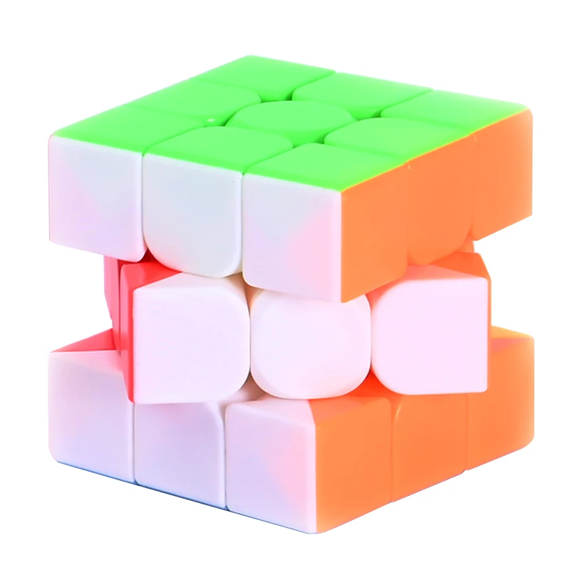 Кубики 3X3X3 скраб Cubo Magico скоростная карманная наклейка головоломка