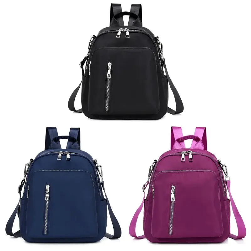 

Fashion Waterproof Nylon Women Backpack Shoulder Bag Rucksack Daypack Schoolbag for Teenagers Birthday Gifts Supplies