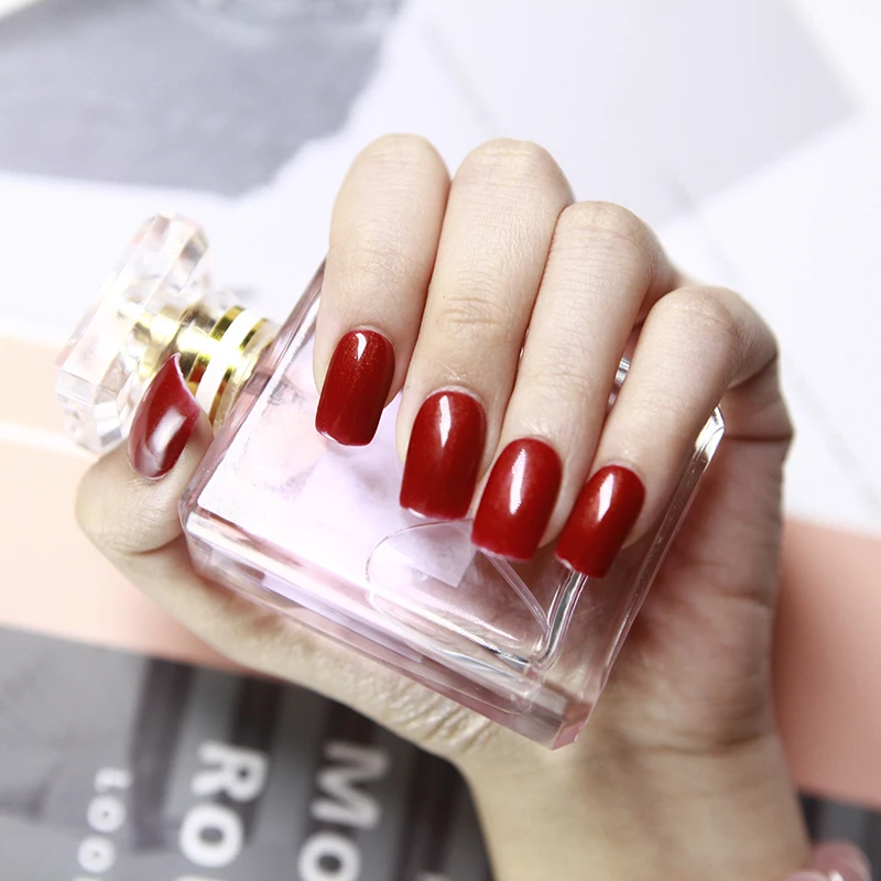 Belle Fille 8 мл красного цвета УФ гель лак для ногтей био Гели Soak Off Гель Vernis нейл арта