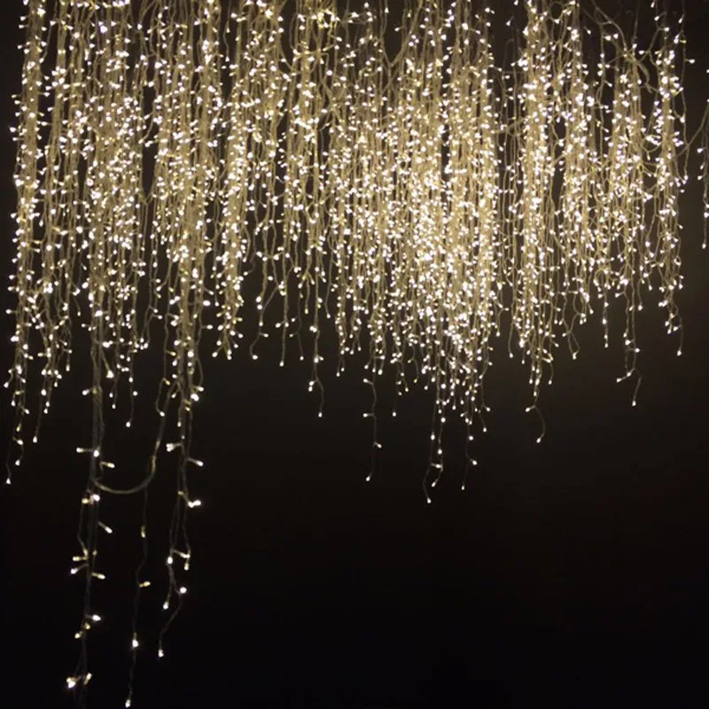 3 5 м 96LED droop 0 6 Светодиодные Струнные лампы занавес Сосулька свет для