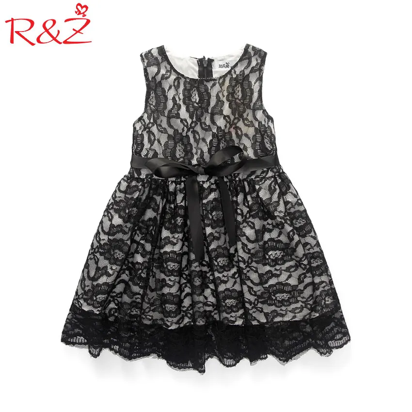 Летняя Новинка 2018 стильная детская одежда R &amp Z красивое кружевное платье для
