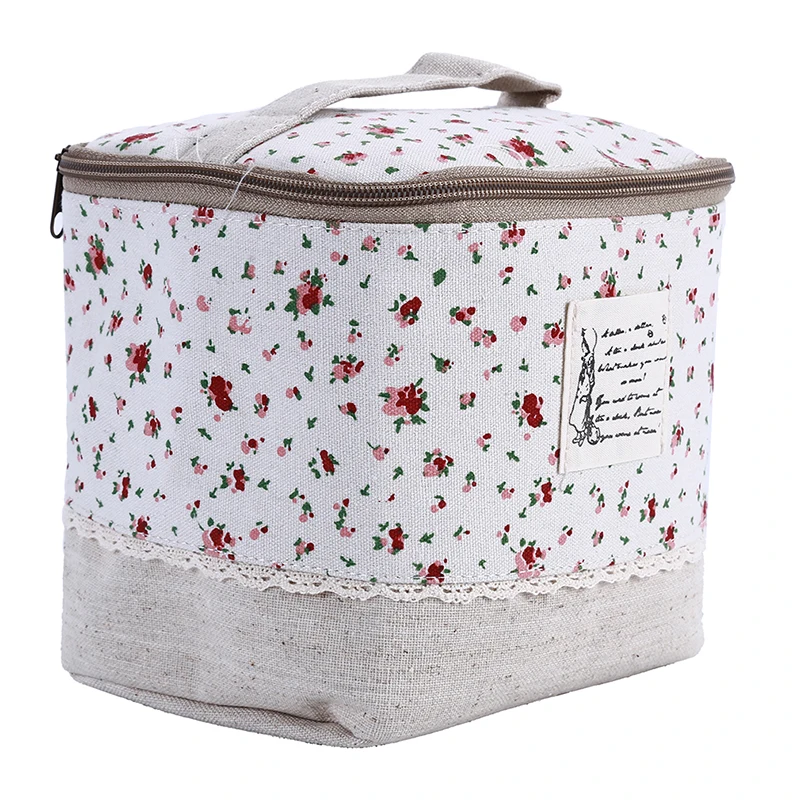 Вместительные женские сумки для макияжа сумка в горошек с цветами дорожный