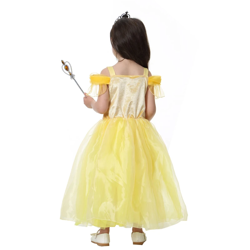 Girl Princess Belle Dress Children Christmas Clothing for Aurora Costume Kids Party Fancy Cosplay | Детская одежда и обувь