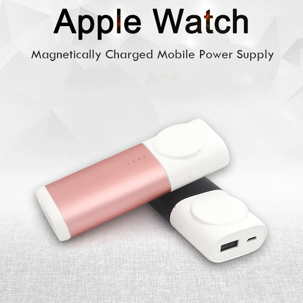 Магнитное Беспроводное зарядное устройство для Apple Watch iWatch серии 4 3 2 1 38 мм 42 5200 мАч