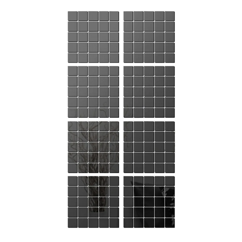 Urijk 100 шт./лот 2x2 см Акриловые 3D настенные наклейки для украшения комнаты мозаика зеркальный эффект DIY квадратная гостиная домашний декор