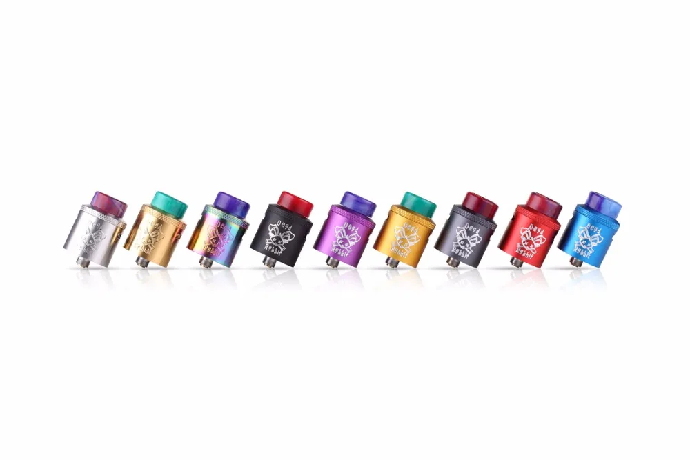 100% подлинный бак Hellvape Dead Rabbit BF RDA с золотым покрытием для вейпа 510 Mod одной и