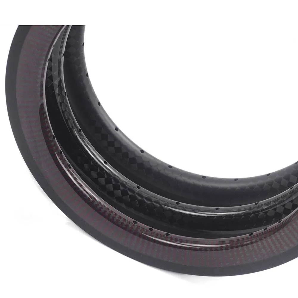 SILVEROCK 12 k углеродный обод велосипеда 1" x 1 3/8" 349 Для складного велосипеда Minivelo 14 h/21 h ширина клинчер 1 шт