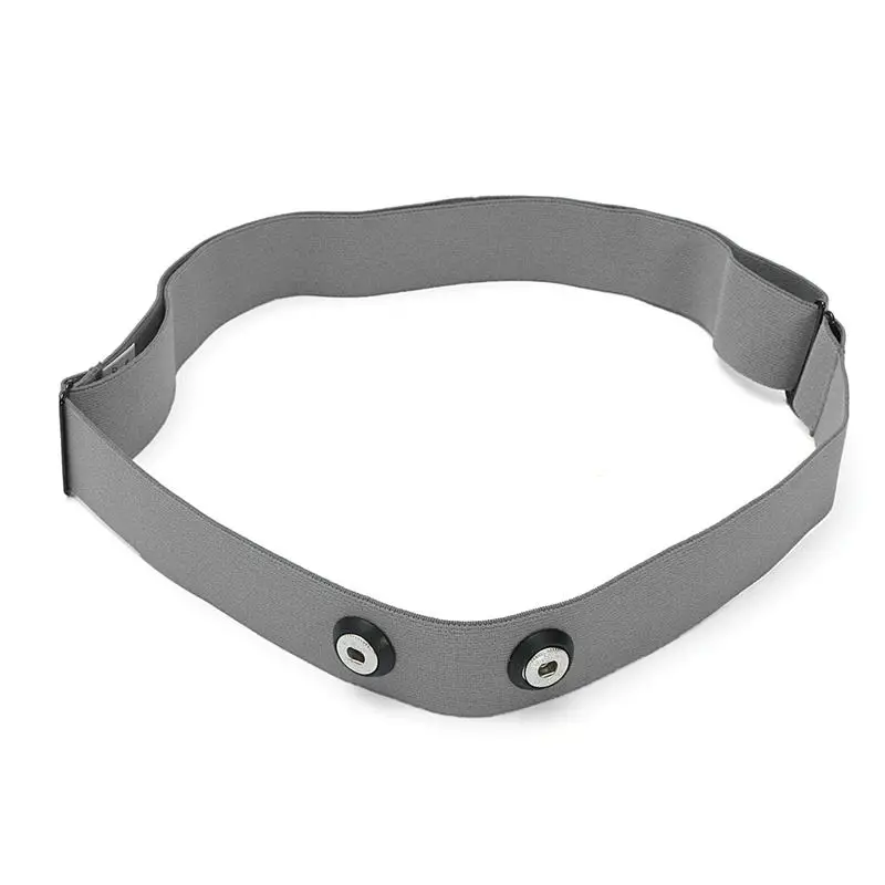 Grey YS регулируемый спортивный нагрудный ремень пульсометр для Garmin Wahoo Polar Monitor беспроводной датчик сердечного ритма - Цвет: Grey