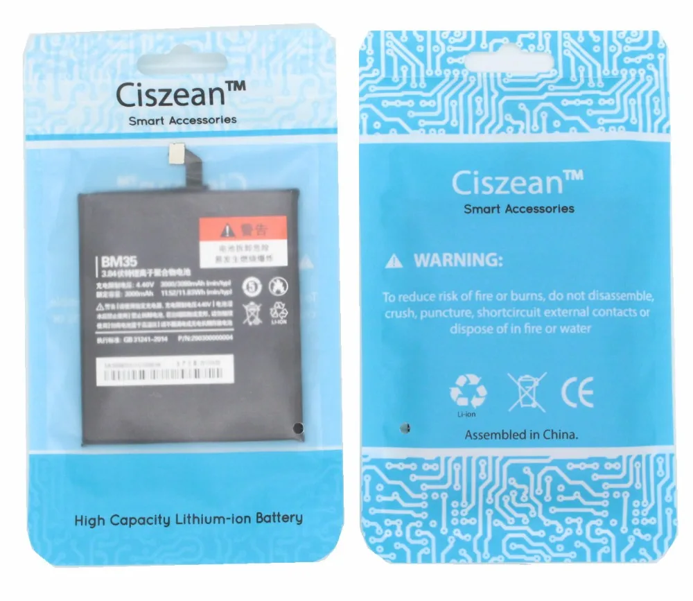 Сменный аккумулятор Ciszean 3080 мАч BM35 / BM 35 для Xiaomi 4C Mi M4C Mi4C|battery for xiaomi|battery forbattery bm35 |