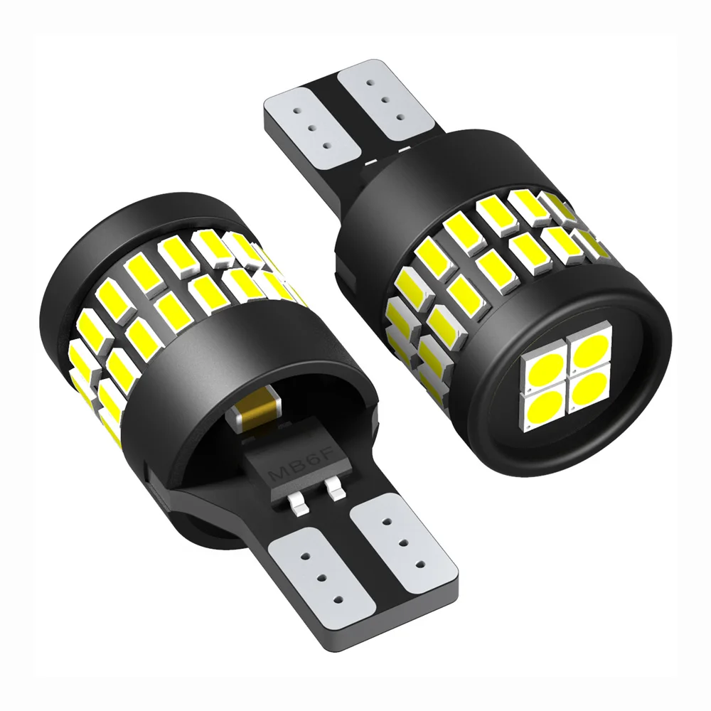 OXILAM 2x W16W T15 светодиодный Canbus Error Free заднего света 921 912 светодиодный лампы резервного копирования Внешние огни Автоматическая сигнальная лампа 12V белого цвета