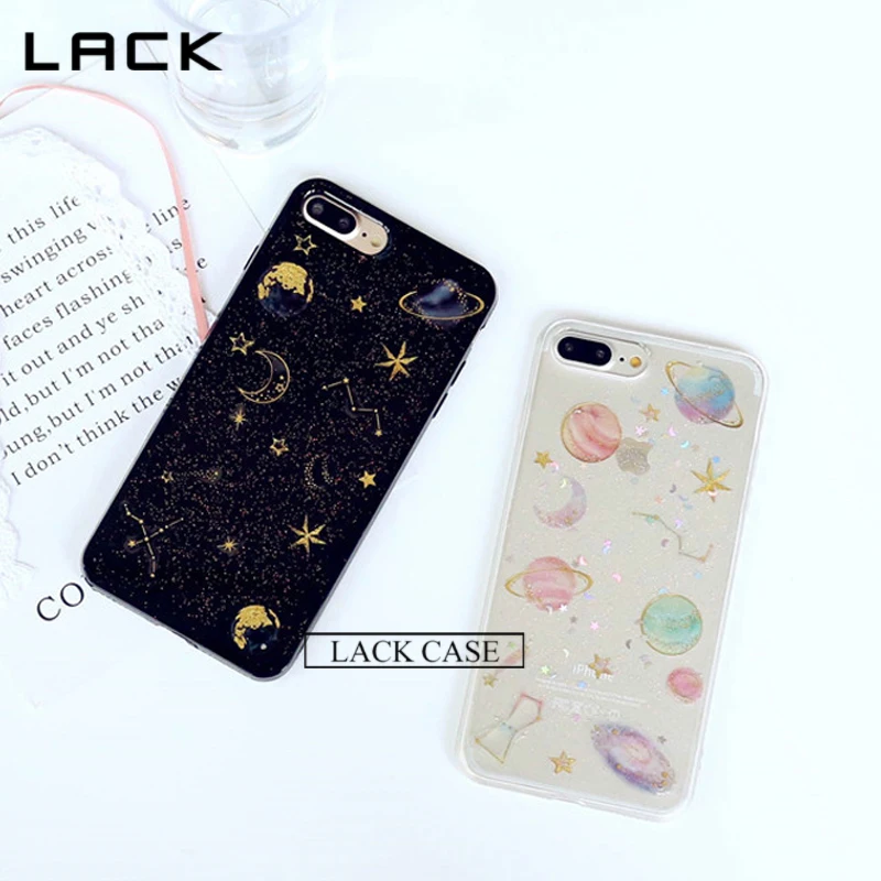 Чехол LACK Airship Stars для iPhone 6 6S Plus мягкий ТПУ чехол блестящий серии Universe чехлы