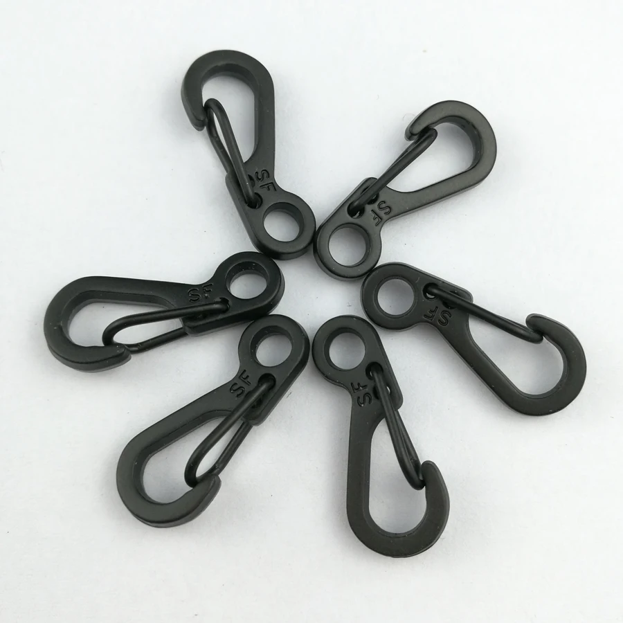 1 шт. пружинная пряжка застежка сплав Никелированное покрытие мини брелок