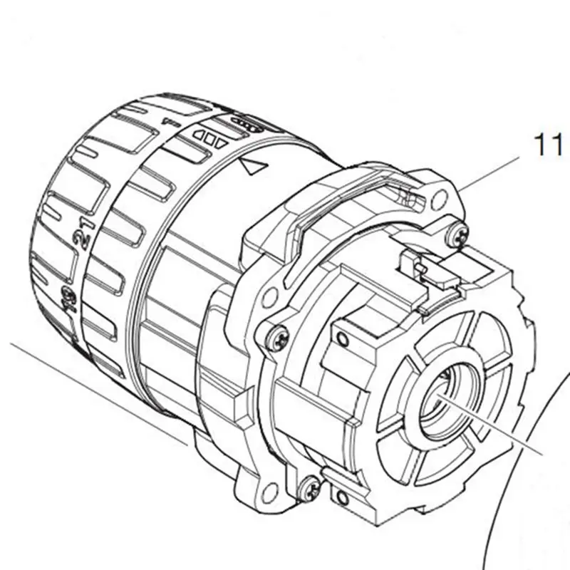 Шестерни в сборе 126409-9 для Makita DDF481 DDF481Z DF481D