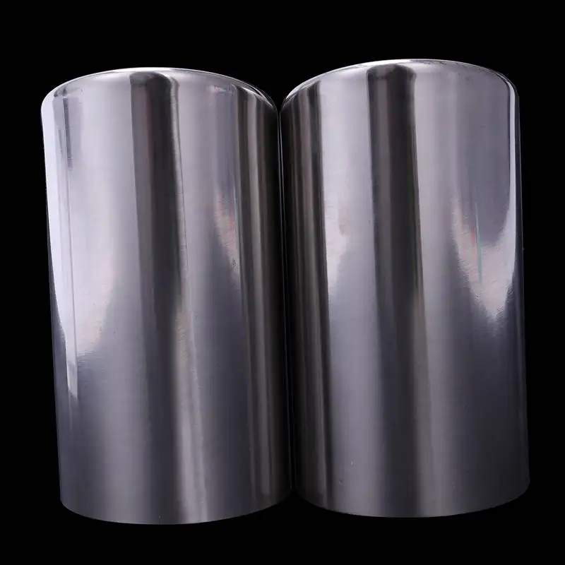 2 х нержавеющая сталь задняя хромированная выхлопная Хвостовая труба для Audi A4 B8