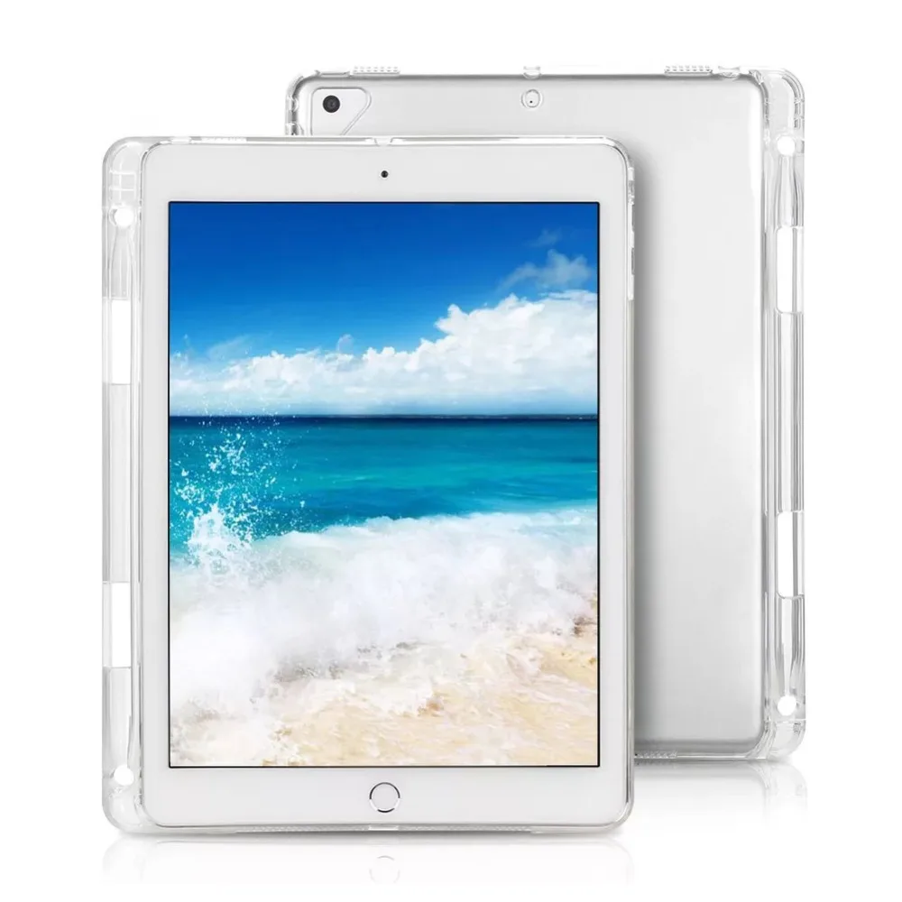 Прозрачный чехол для Apple iPad Pro 11 и 12 9 2018 тонкий силиконовый мягкий ТПУ планшета