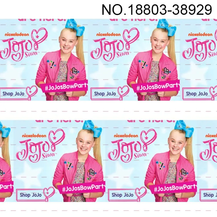 10 ярдов-Различные размеры-мультяшная корсажная лента с принтом JOJO girl-мультяшная