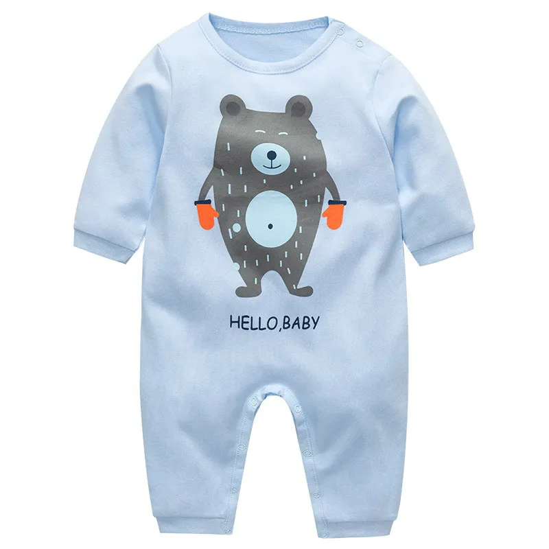 Хлопковый комбинезон для новорожденных 3 24 месяца|Ромперы| |