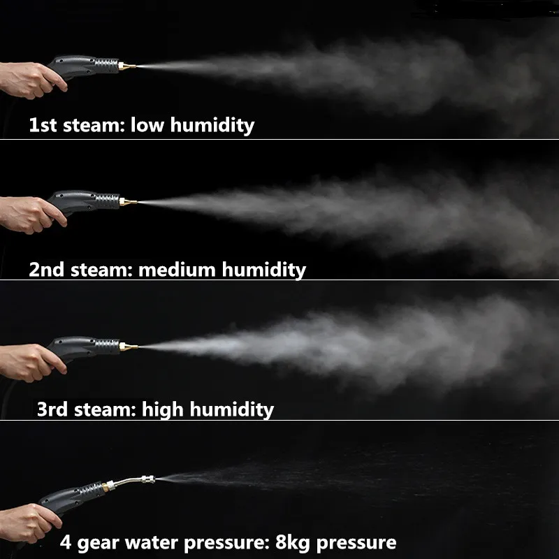 220V Electric Steaming Cleaner High Temperature And Pressure Kitchen Hood Air Conditioner Car Steam Machine EU/AU/UK/US Plug