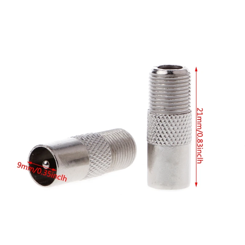 5 шт. радиочастотный коаксиальный Прямой разъем F Женский к RF Мужской адаптер