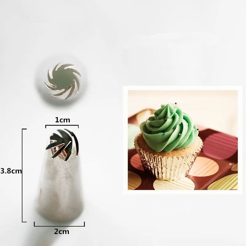 1 шт. Кондитерские насадки для глазури из нержавеющей стали трубки крема кончики