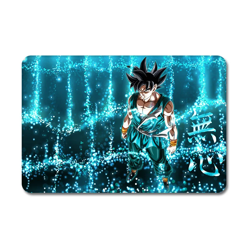 Dragon Ball японского мультфильм аниме Натуральная Резина таблица коврик для мыши для ноутбука компьютерный корпус Мышь мат - Цвет: Белый