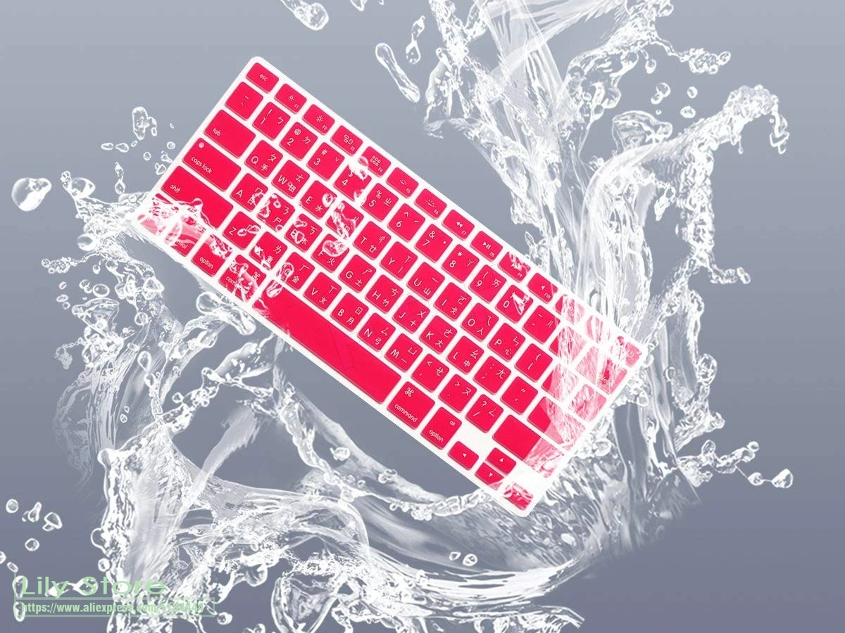 Тайваньский чехол для клавиатуры на китайском языке силиконовый MacBook Air 13 и Pro