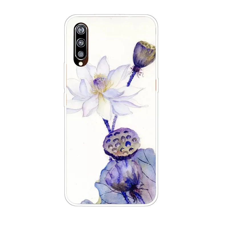 Vivo IQOO Case Silicon Colorful flower Painting Soft TPU Back Cover for Phone protect cases shell |
