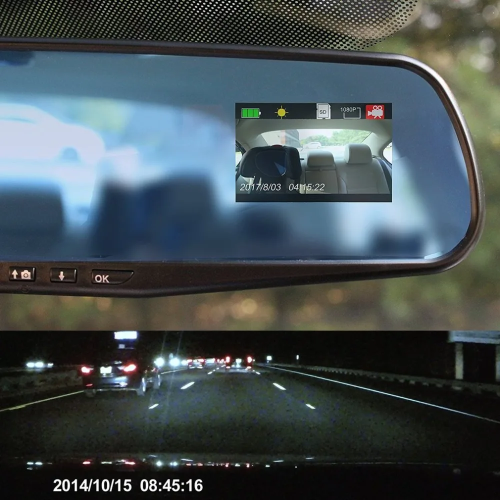 HD 360 градусов вращающийся угол движения рекордер без высокоскоростной карты высокой четкости зеркало многонаправленная запись Горячая