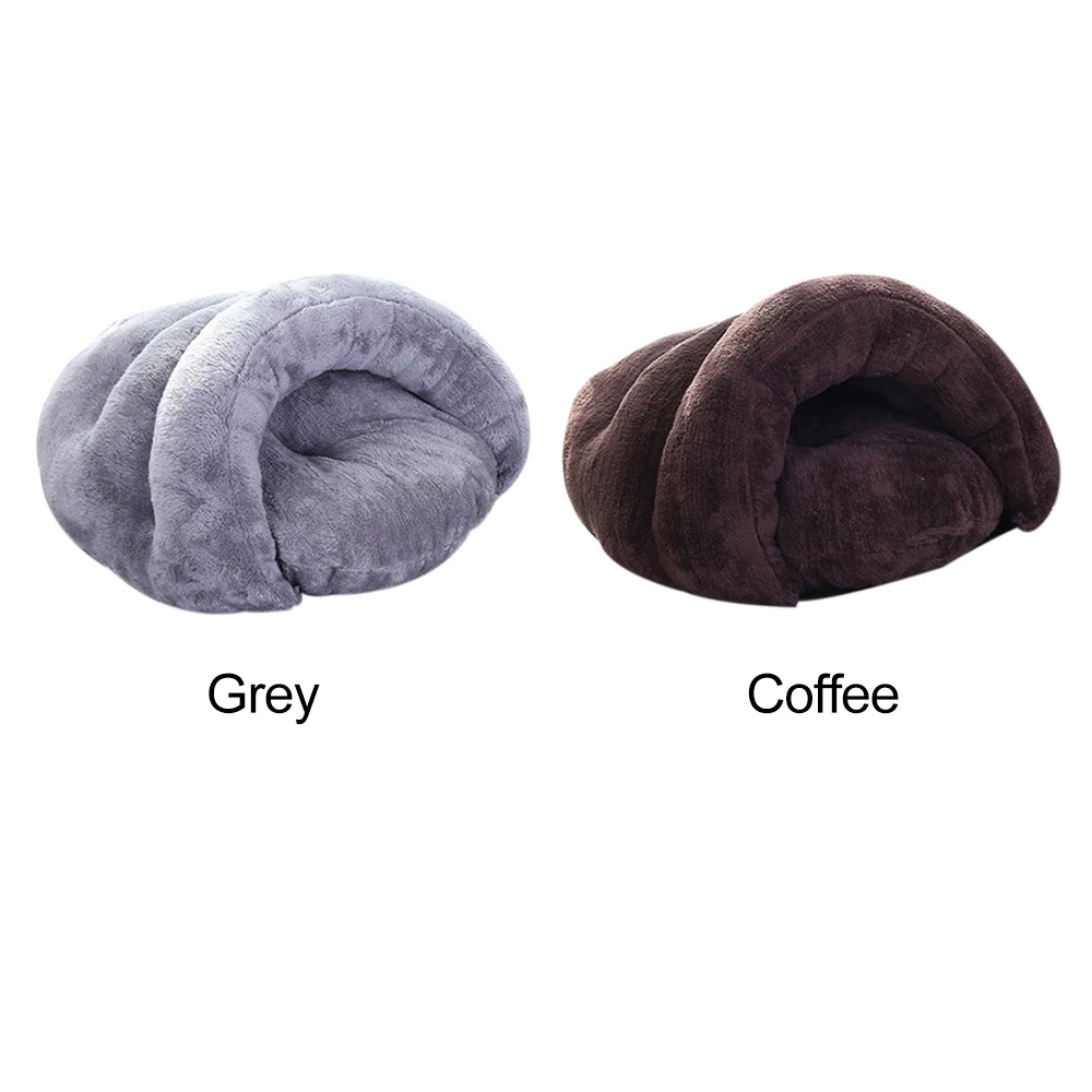 

Winter Warm Small Dogs Puppy House Sleeping Bag Soft Comfortable Cat Bed Plush Pet Nest Mat Pad Pet Supplies