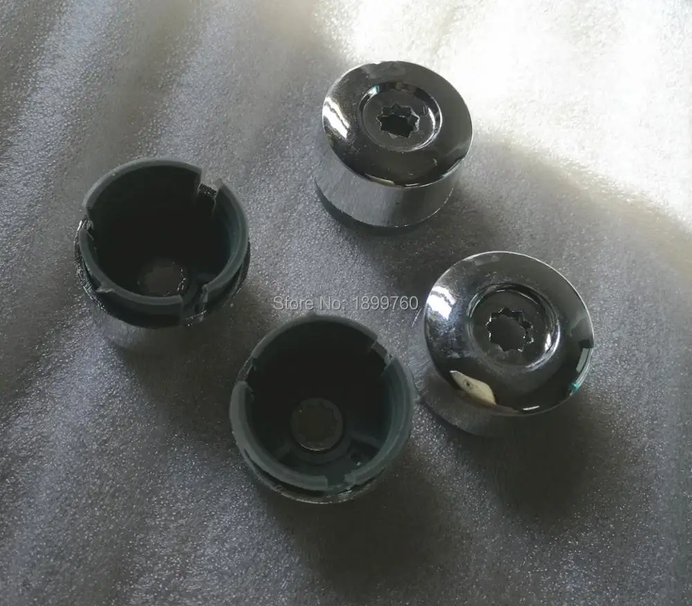 50 Pcs Chrome Wheel Lug Bolt Cap stickers Cover Nut 7L6-601-173-A-2ZZ Case for Touareg 04-2014 7L6601173A | Автомобили и