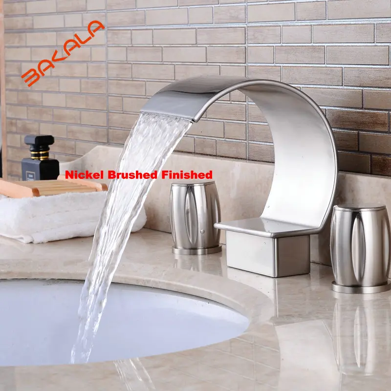 Бакала 3 шт. ОРБ/никель Матовый кран для ванной комнаты Новый Ретро стиль масло