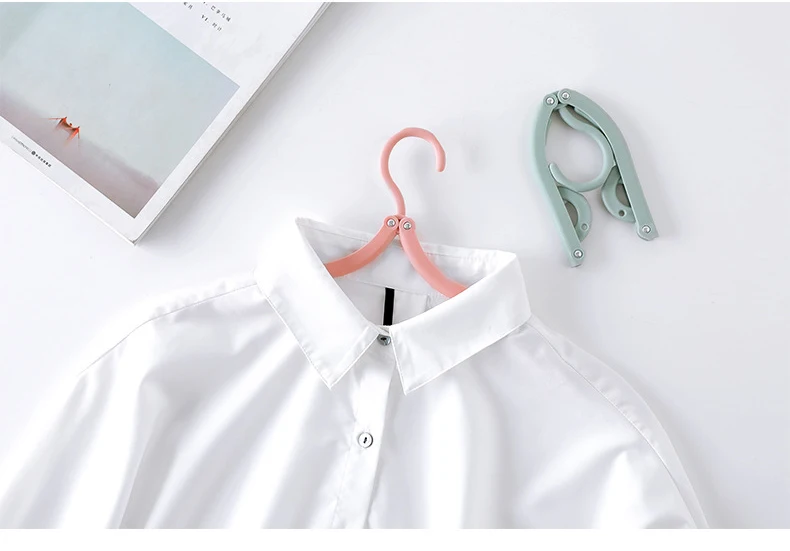 luluhut Multi-functional plastic clothes hanger Travel space saving foldable hanger Creative clothes rack children baby hanger
