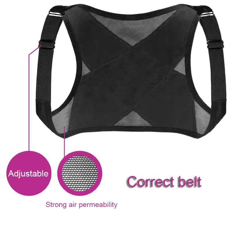Женский Корректор осанки регулируемый корсет для боли в спине пояс поясницы