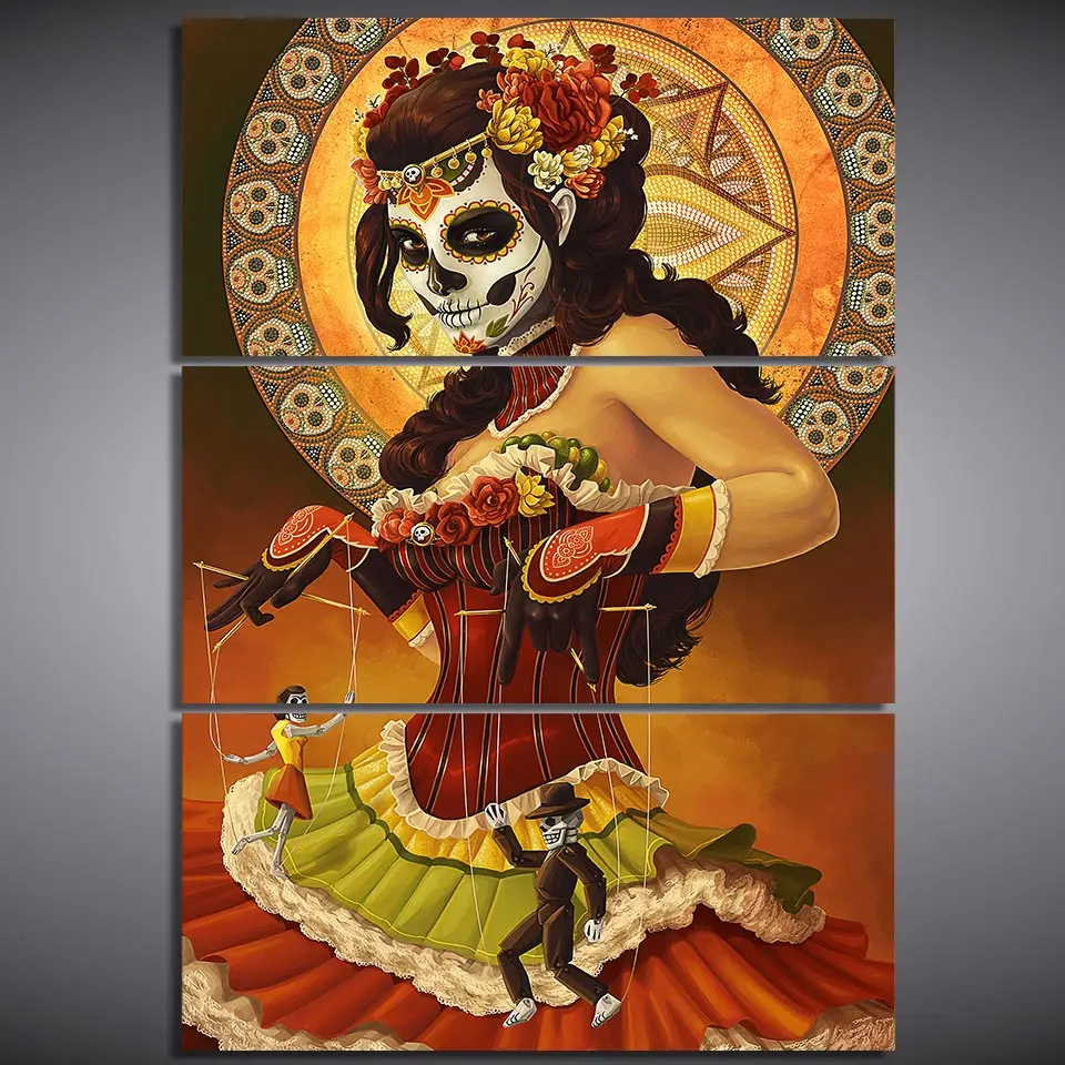 

3pcs 5D DIY Diamond Painting Handicraft Cross Stitch Clown girl Full Square Diamond Embroidery home Decor Y2502