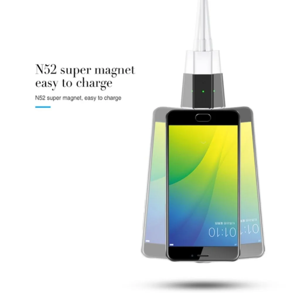 EDAL Micro USB к магнитному зарядному кабелю Type C конвертер для мобильных телефонов Android