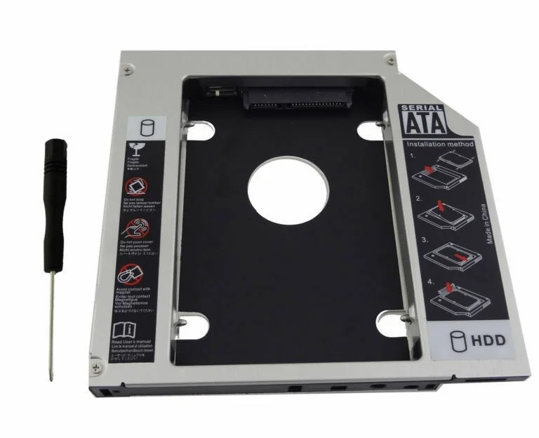 WZSM Новый 2nd HDD SSD жесткий диск Caddy адаптер для ASUS G73 G73jh g73jw g73sw G74 G74jh | Компьютеры и