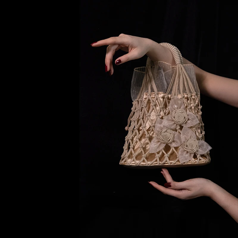 Женская модная плетеная сумка на плечо однотонная тканые пляжные сумки женские