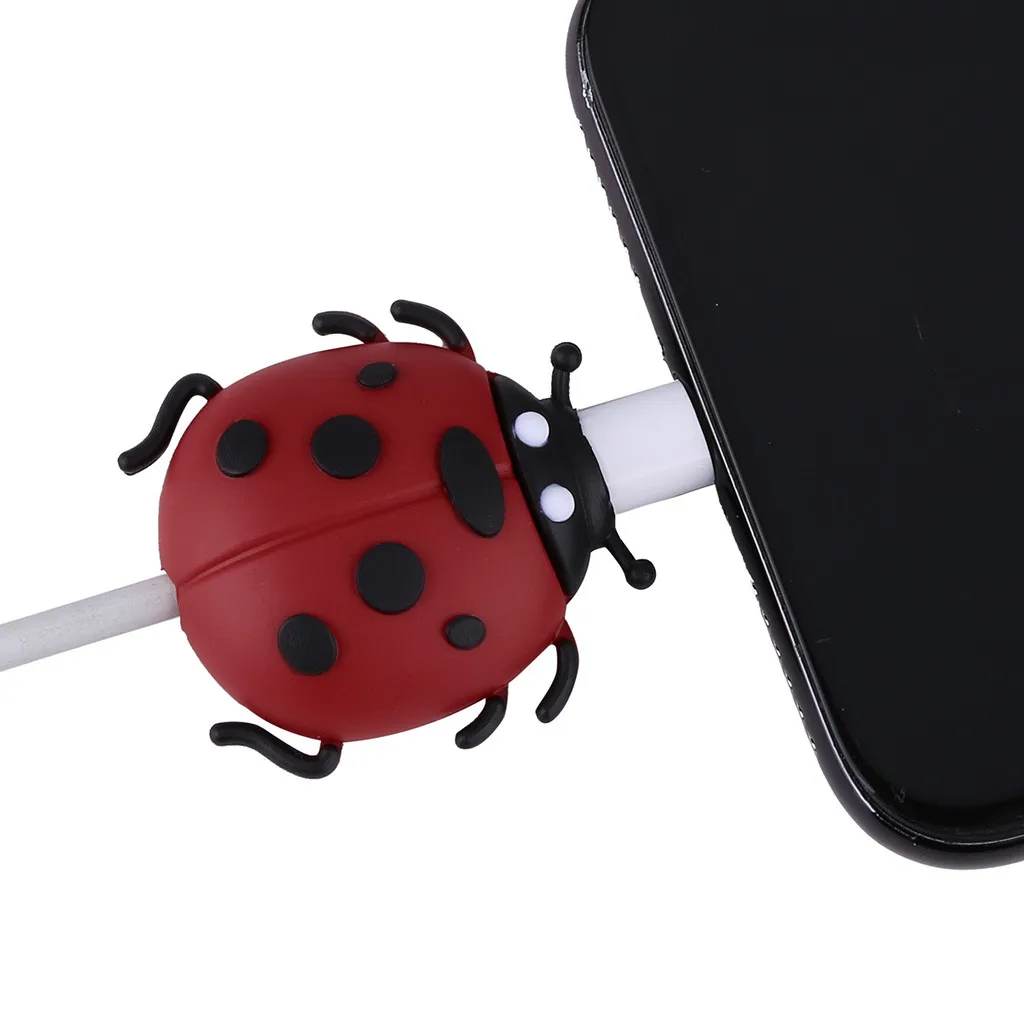 K Mnycxen кабель Линия укуса для Iphone шнур аксессуары с животными защищает симпатичный защитный чехол кабель животное укуса кабеля намотки Организатор z70 - Цвет: K