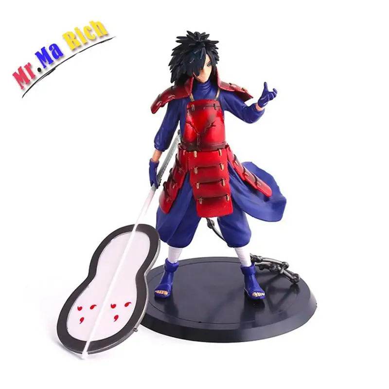 Рисунок аниме Наруто Uchiha Madara игрушки SASUKE ПВХ фигурка детские Коллекционная
