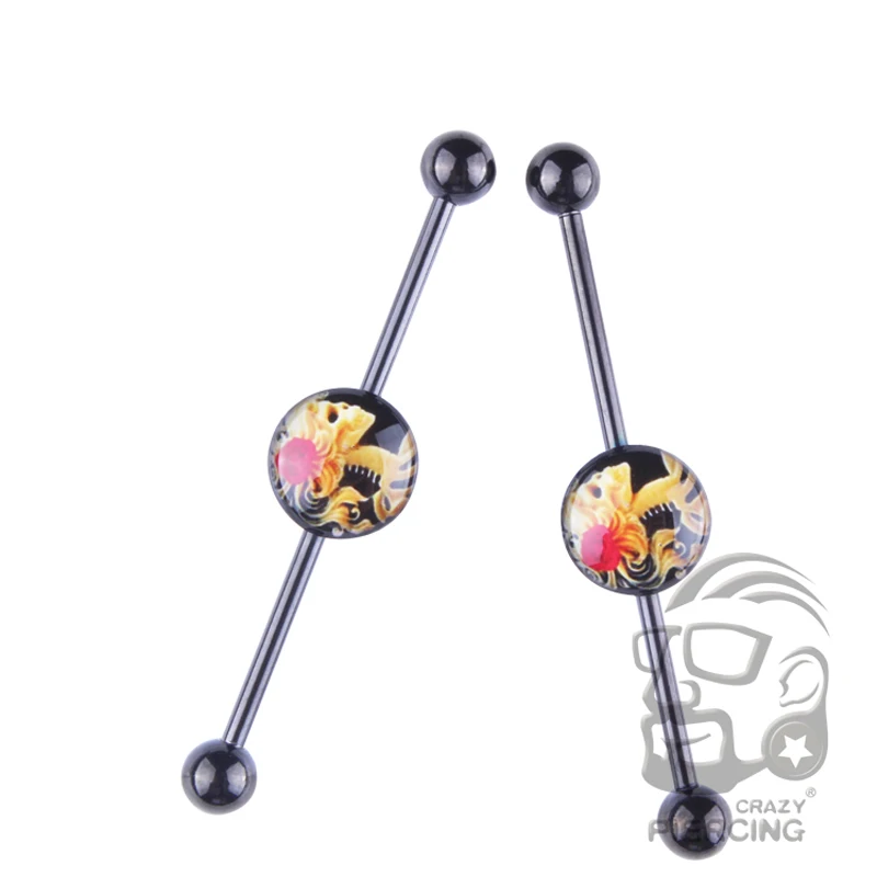 1 шт. штанга для пирсинга в стиле панк | Украшения и аксессуары