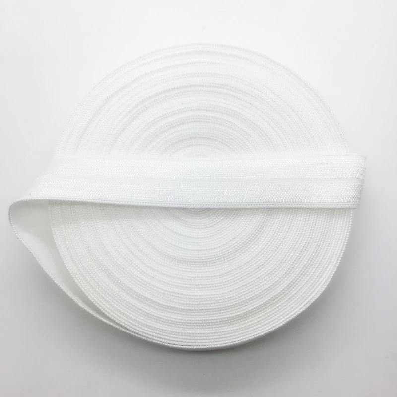 5 ярдов/партия 5/8 &quot15 мм белый многоцелевой складной эластичный спандекс