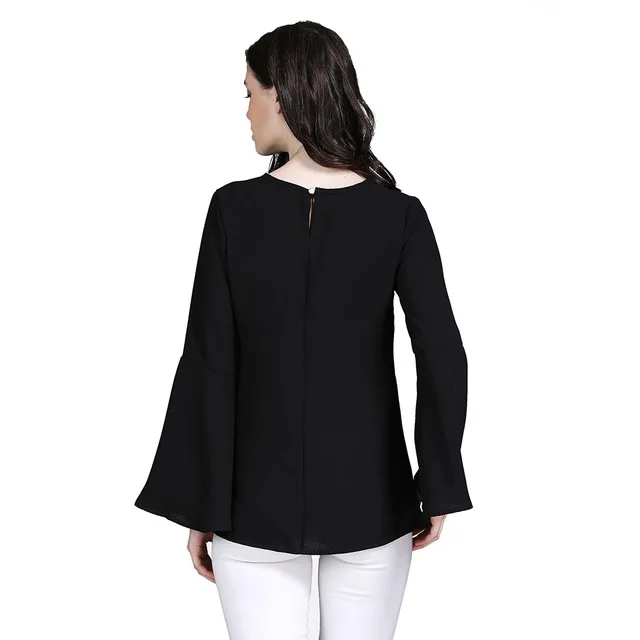 

Muslim Islamic Clothing Women Elegant Floral Embroidery Tops and Blouse Shirt Ladies Flare Long Sleeve Dubai Arab Outwear