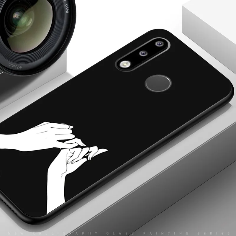TPUBLK510 YOUVEI чехол для Coque huawei P30 P30 Pro Чехол черный мягкий TPU задняя крышка для huawei P30 Lite чехол для huawei P30 чехол для телефона - Цвет: TPUBLK510