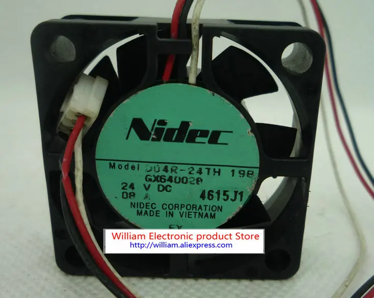 

Original nidec 4015 24v 0.08a d04r-24th 19b inverter fan